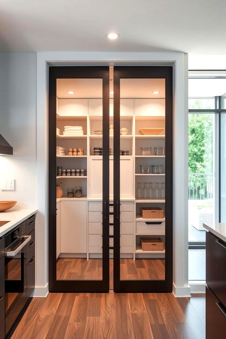Sliding Door Pantries - 24 Walk in Pantry Ideas