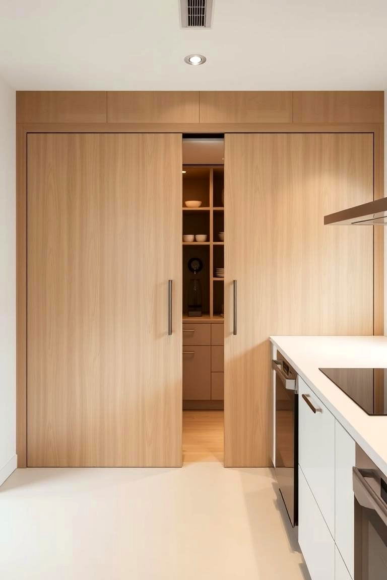 Sliding Doors for Pantry - 24 Japanese Style Kitchen Ideas