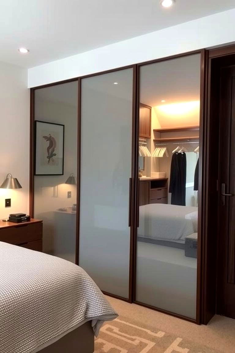 Sliding Doors for Space Efficiency - 24 Dressing Room Ideas
