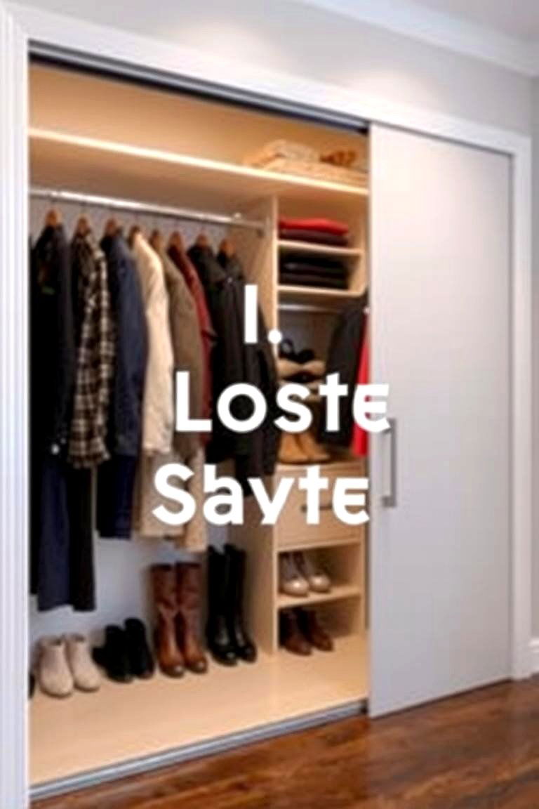 Sliding Doors for Space Saving Solutions - 24 Entryway Closet Ideas