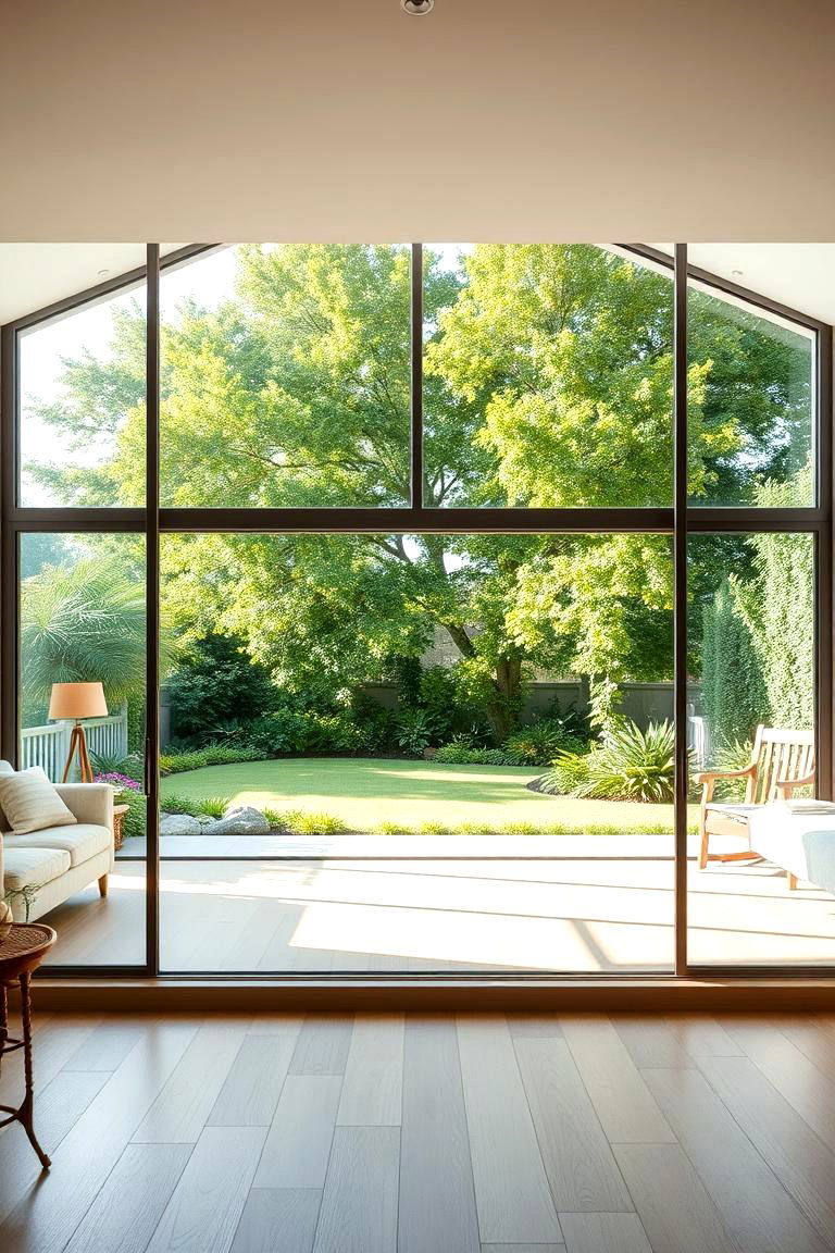 Sliding Doors to Nature for Seamless Transition - 24 Zen Living Room Ideas