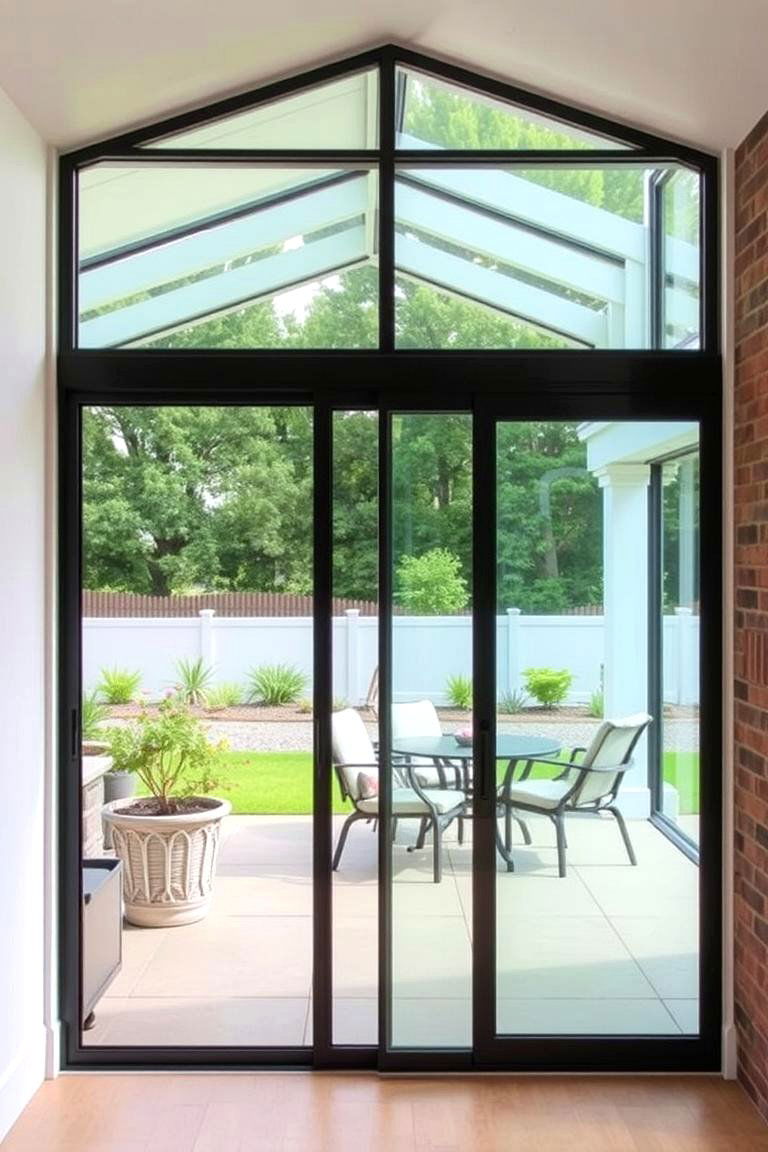 Sliding Glass Door Integration - 24 Glass Porch Design Ideas