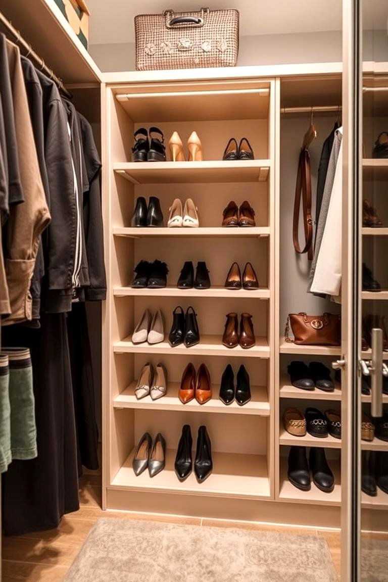 Sliding Shelf System - 24 Closet Ideas