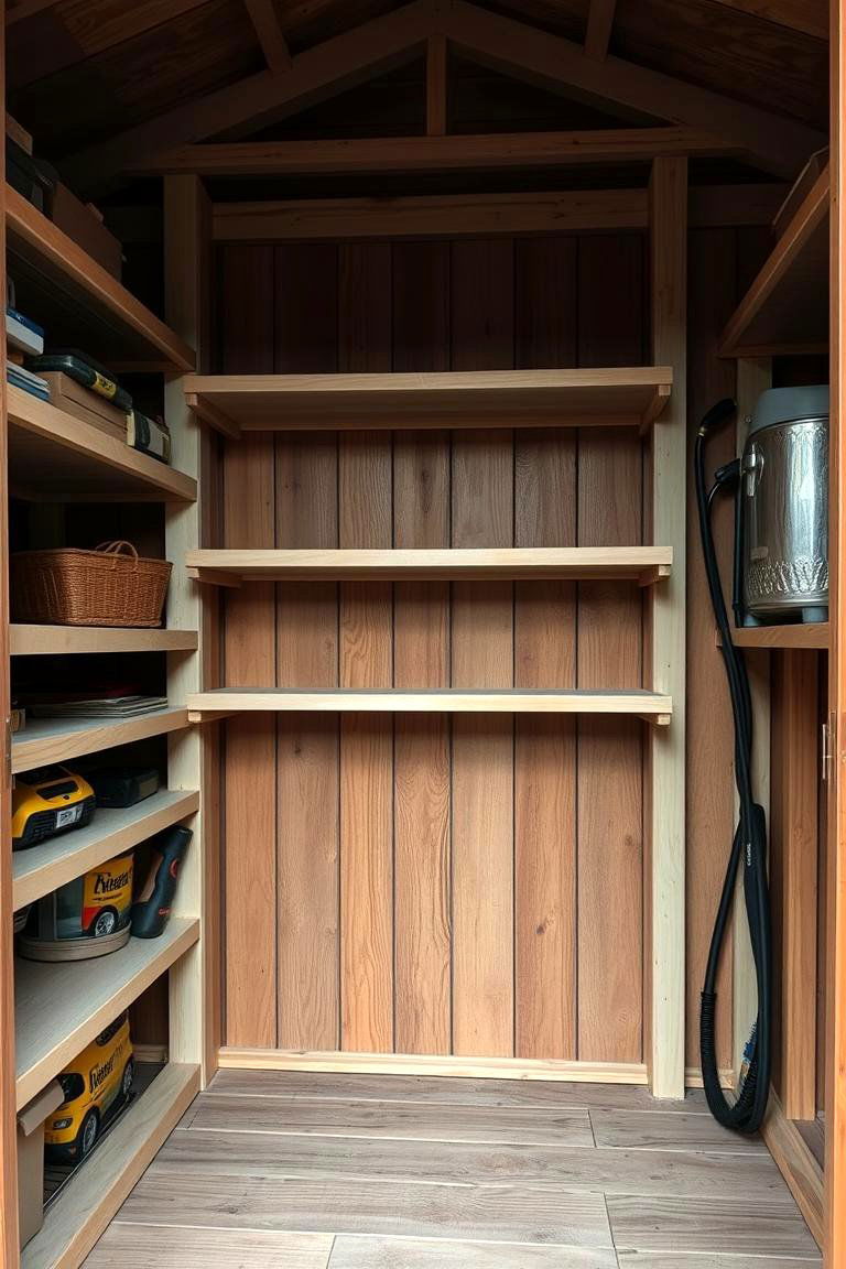 Sliding Shelves - 24 Shed Shelving Ideas