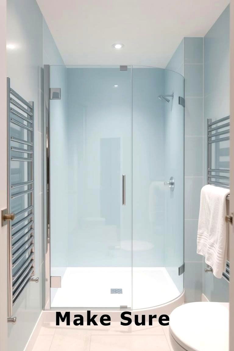Sliding Shower Door - 24 Small Ensuite Design Ideas