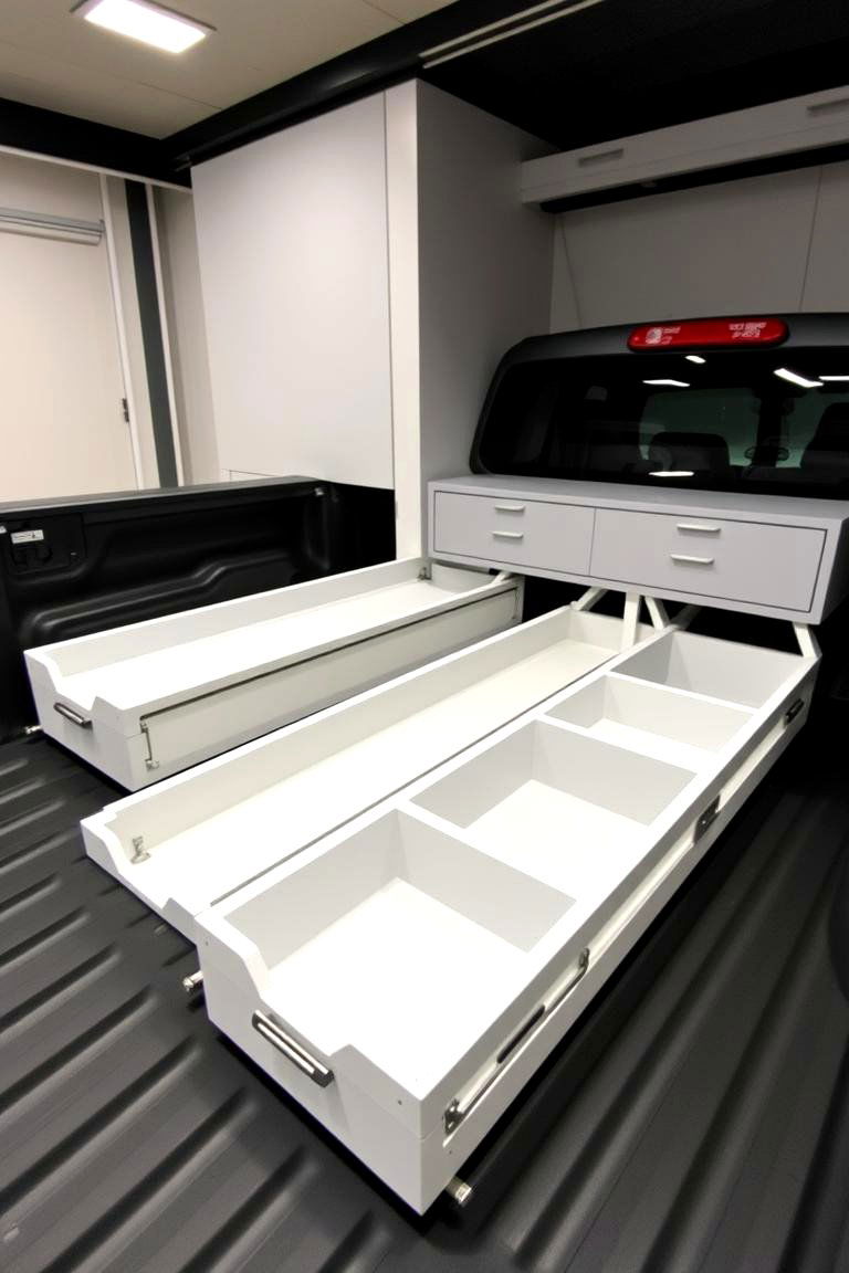 Sliding Storage Modules - 24 Truck Bed Storage Ideas
