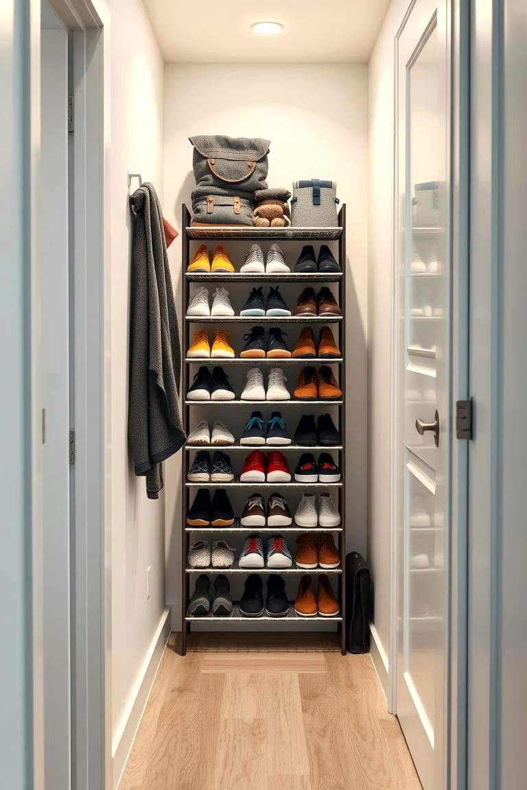 Slim Shoe Racks - 24 Hallway Storage Ideas