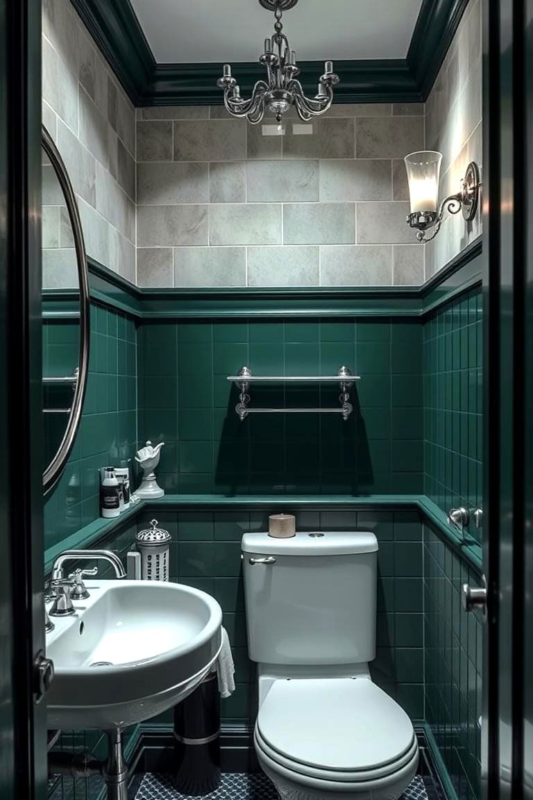 Slytherin Style Touches - 24 Harry Potter Bathroom Ideas