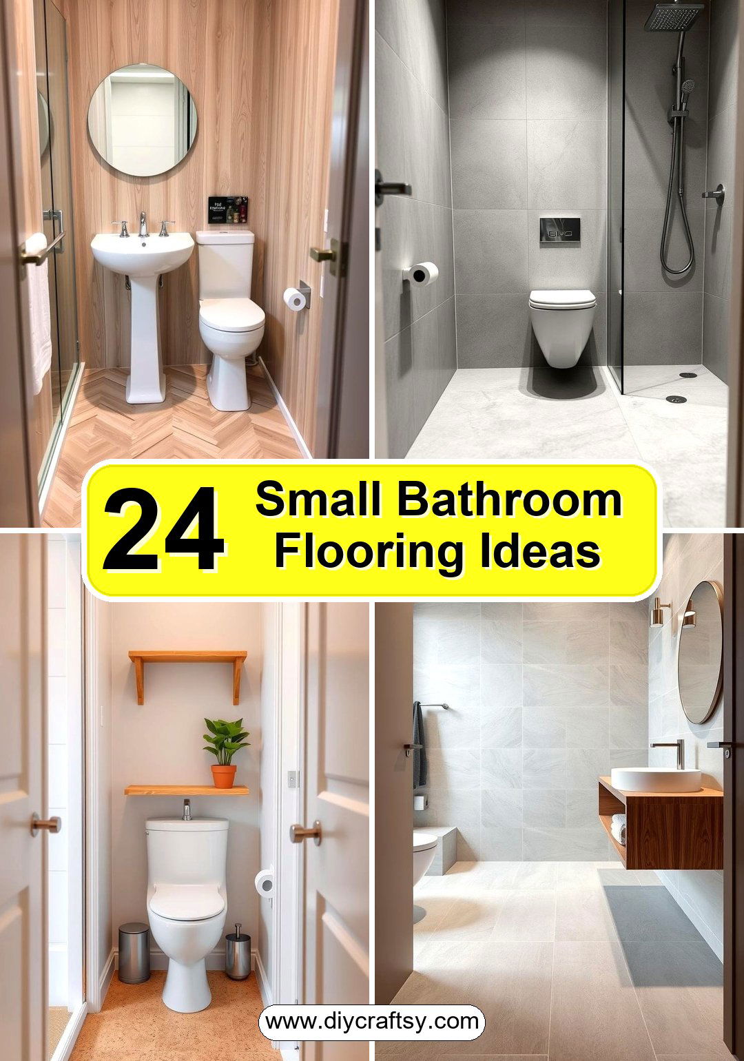 Small Bathroom Flooring Ideas