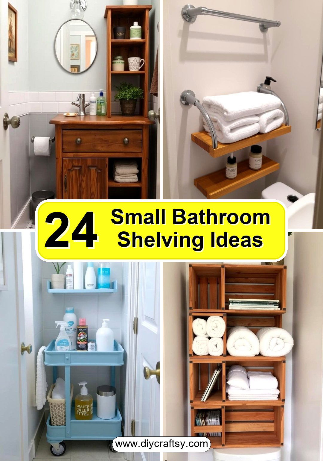 Small Bathroom Shelving Ideas