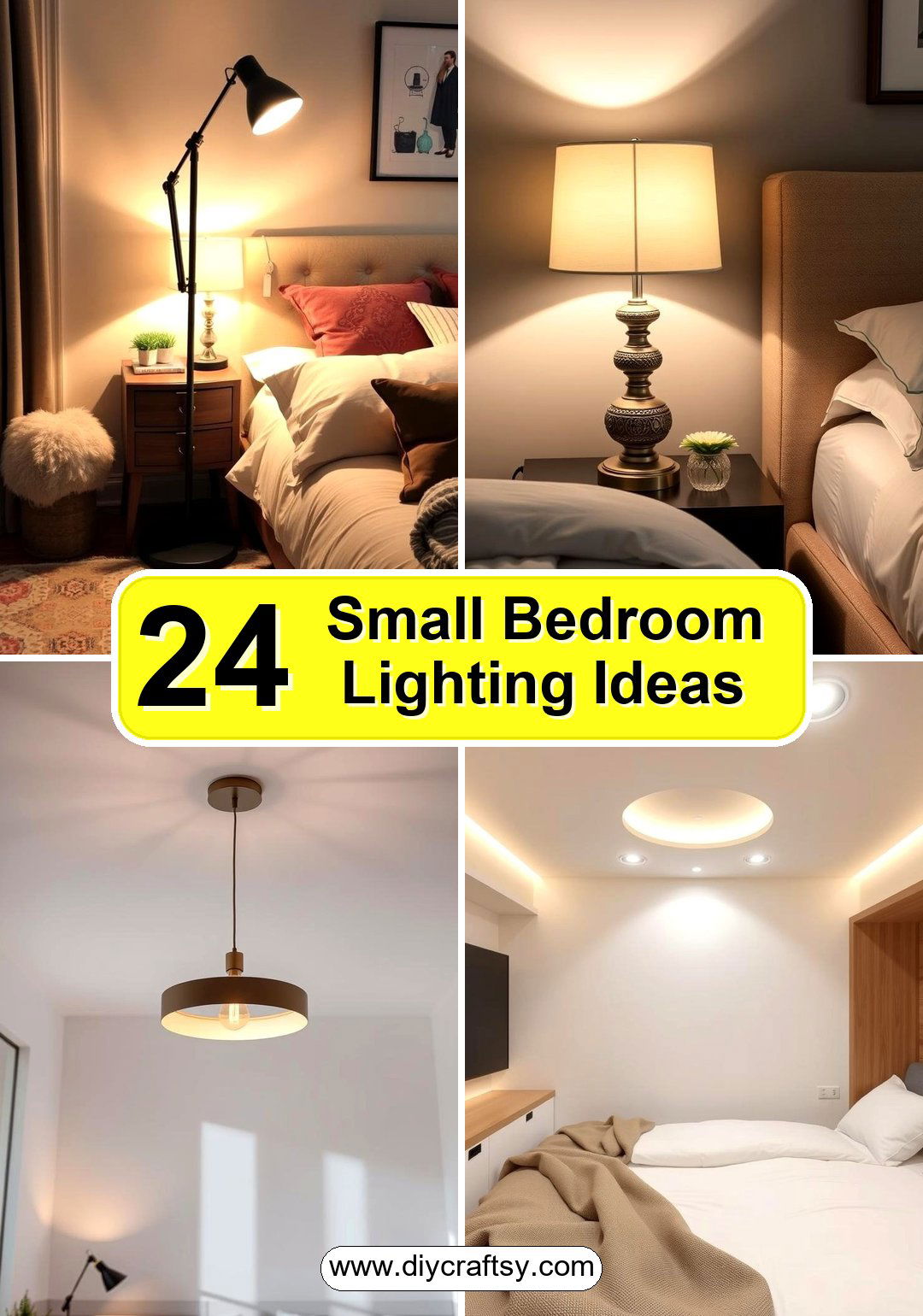 24 Small Bedroom Lighting Ideas Brighten Compact Spaces