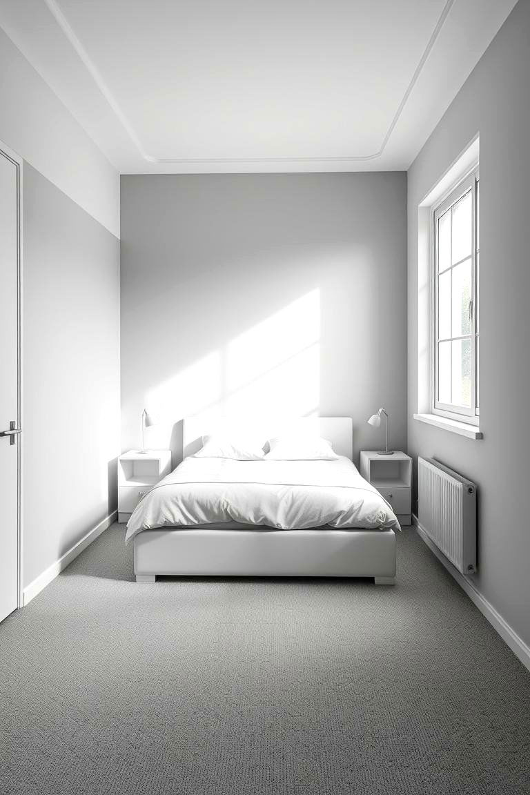 Small Bedroom Solutions - 24 Grey and White Bedroom Ideas