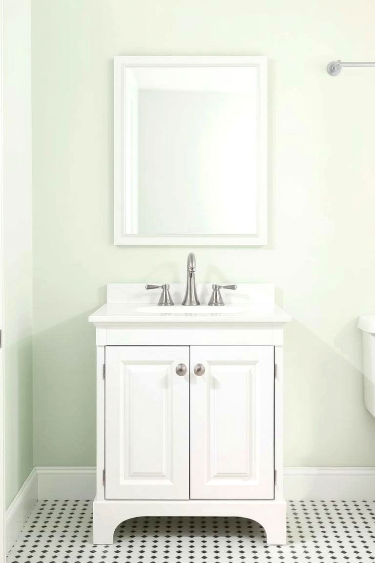 Small Cabinet Vanity for Tidy Storage - 24 Small Bathroom Vanity Ideas