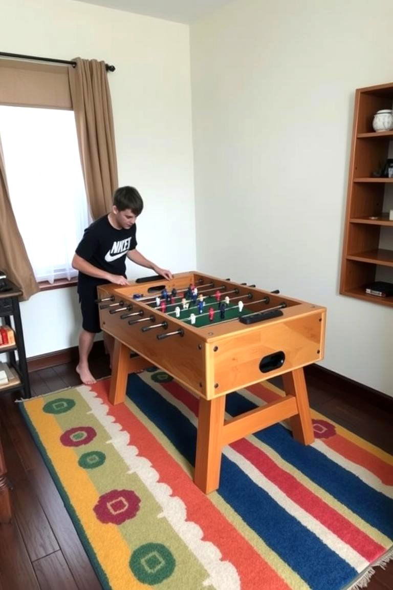 Small Foosball Table - 24 Small Game Room Ideas