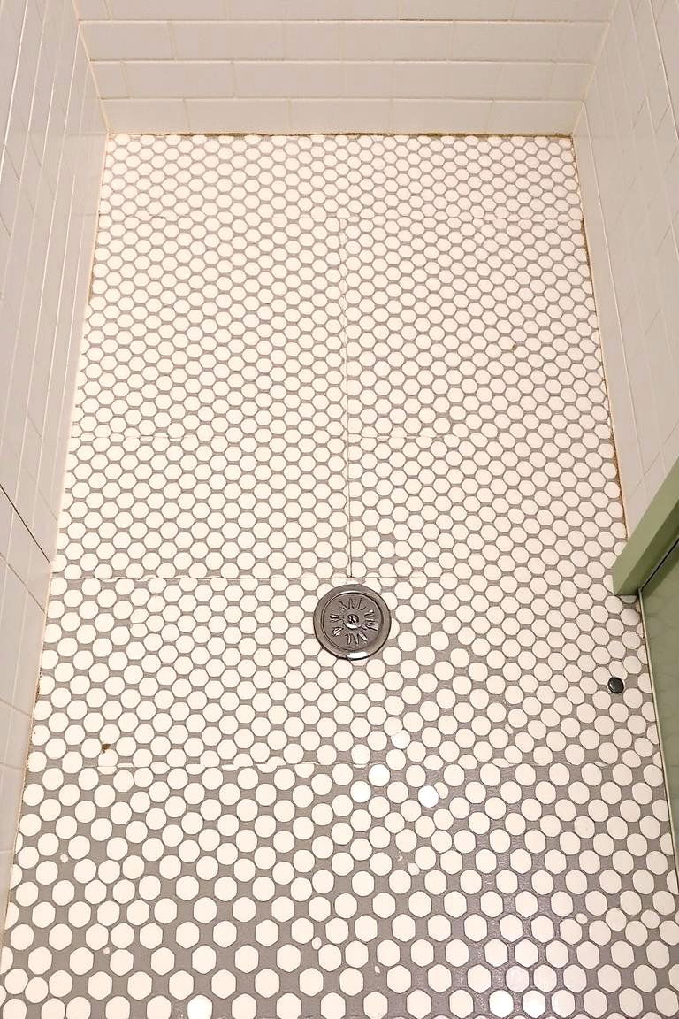 Small Hexagon Tile Pattern - 24 Shower Floor Tile Ideas