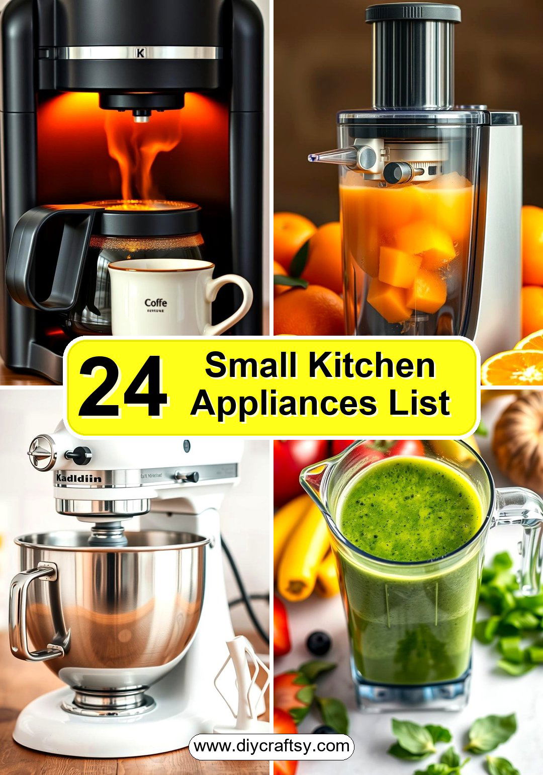 Small Kitchen Appliances List