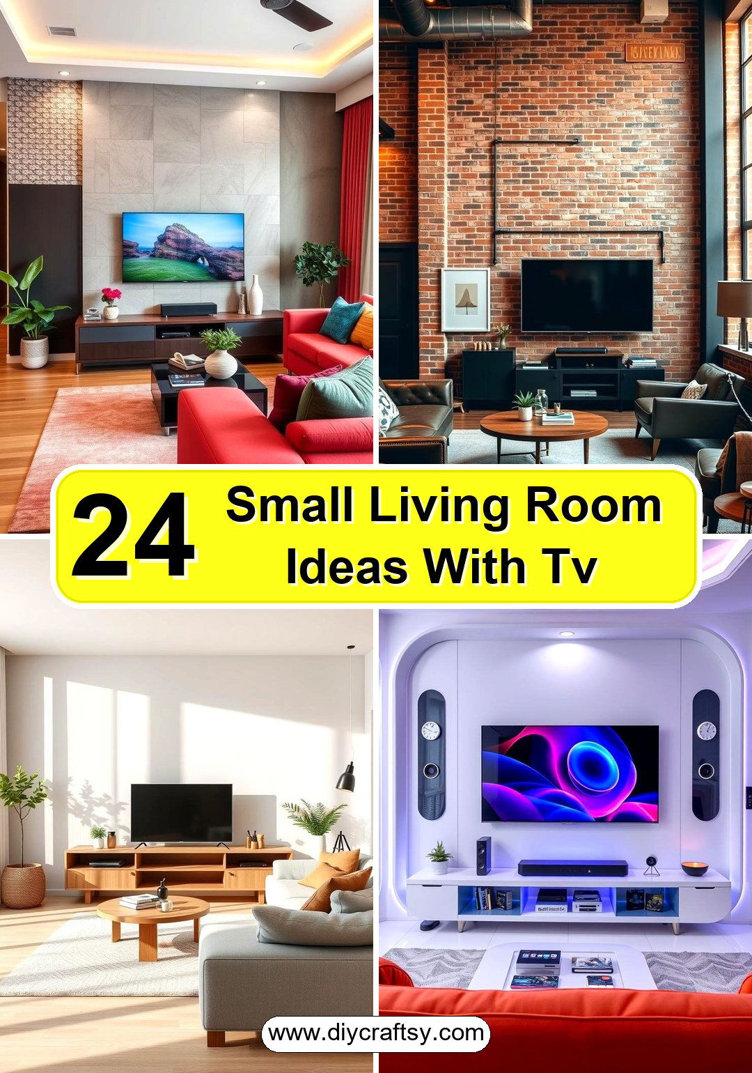 Small Living Room Ideas With Tv