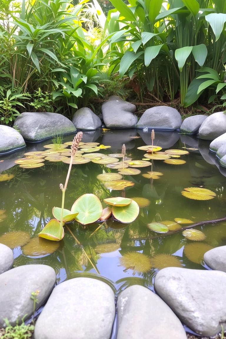 Small Pond or Water Garden - 24 Modern Backyard Ideas