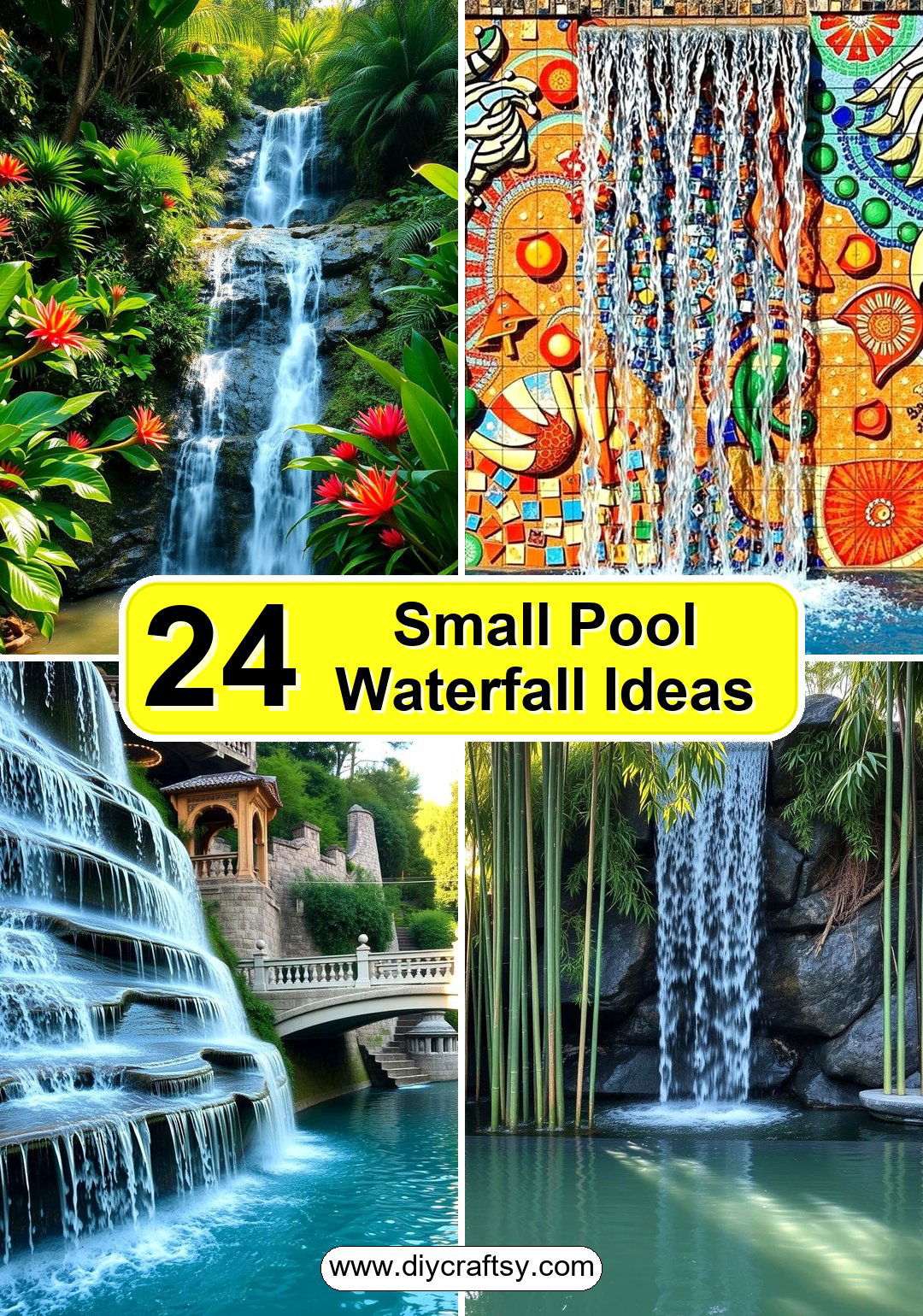 Small Pool Waterfall Ideas