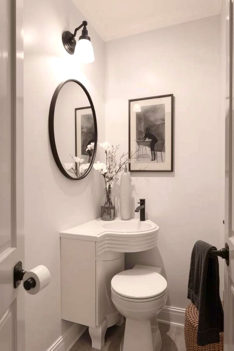 Small Scale Furniture - 24 Powder Room Ideas