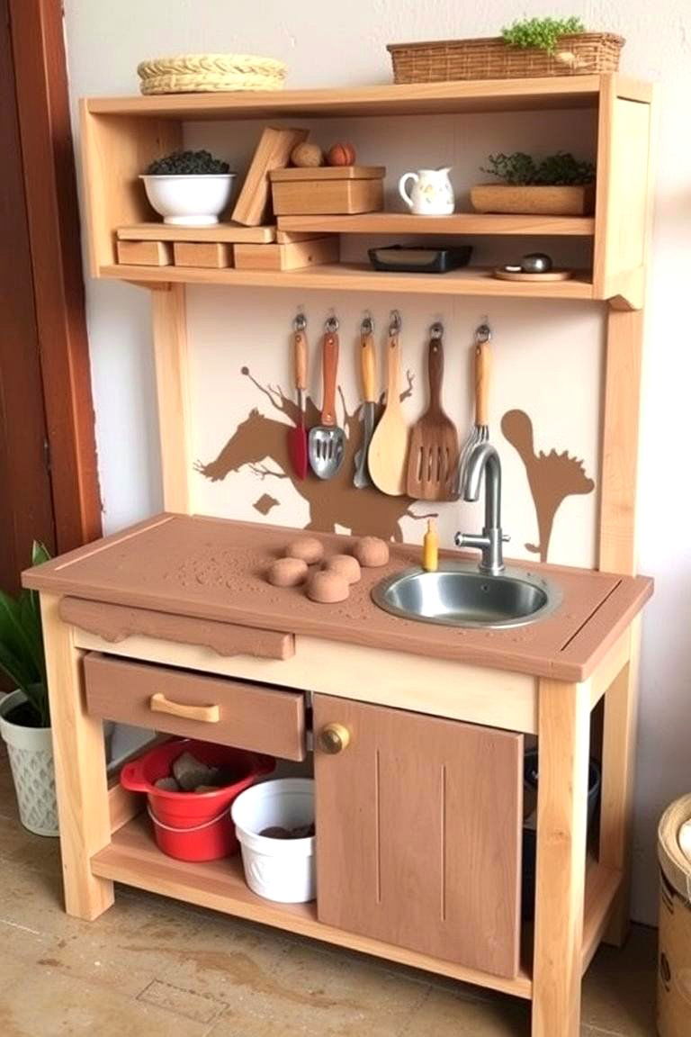 Small Scale Mud Kitchen for Toddlers - 24 Mud Kitchen Ideas for Kids