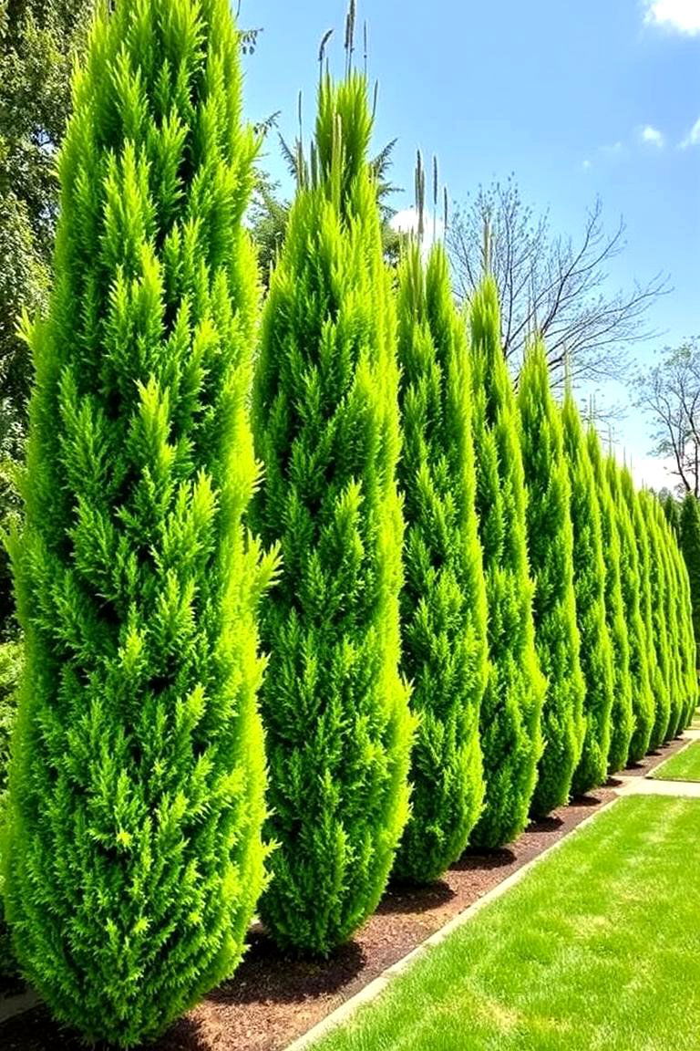 Small Space Solutions with Columnar Trees - 24 Tree Landscaping Ideas