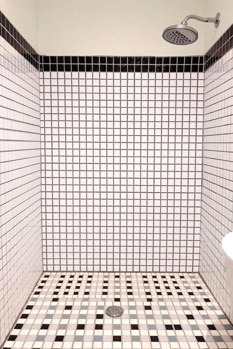 Small Square Tiles for an Elegant Classic Look - 24 Bathroom Tile Ideas