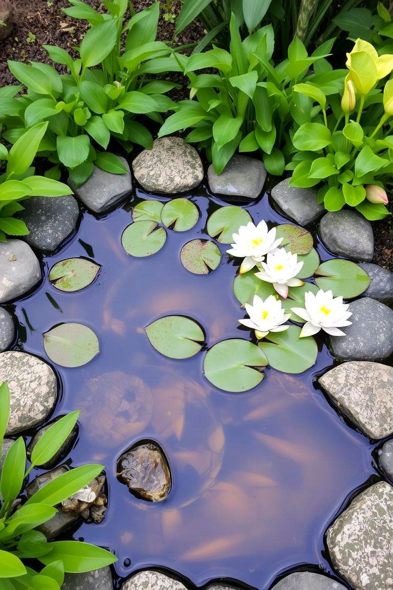 Small Water Garden Pond - 24 Backyard Pond Ideas