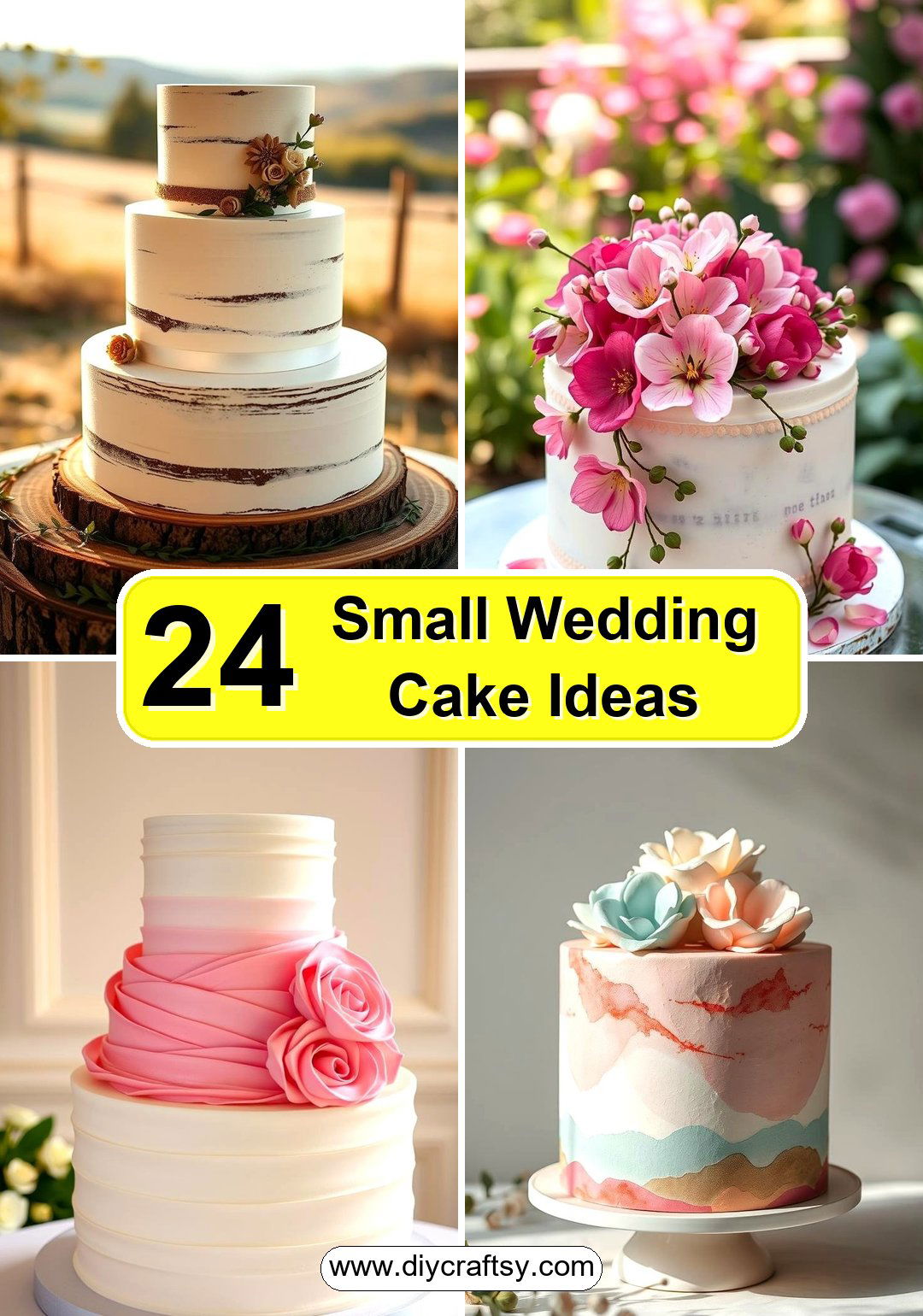 Small Wedding Cake Ideas