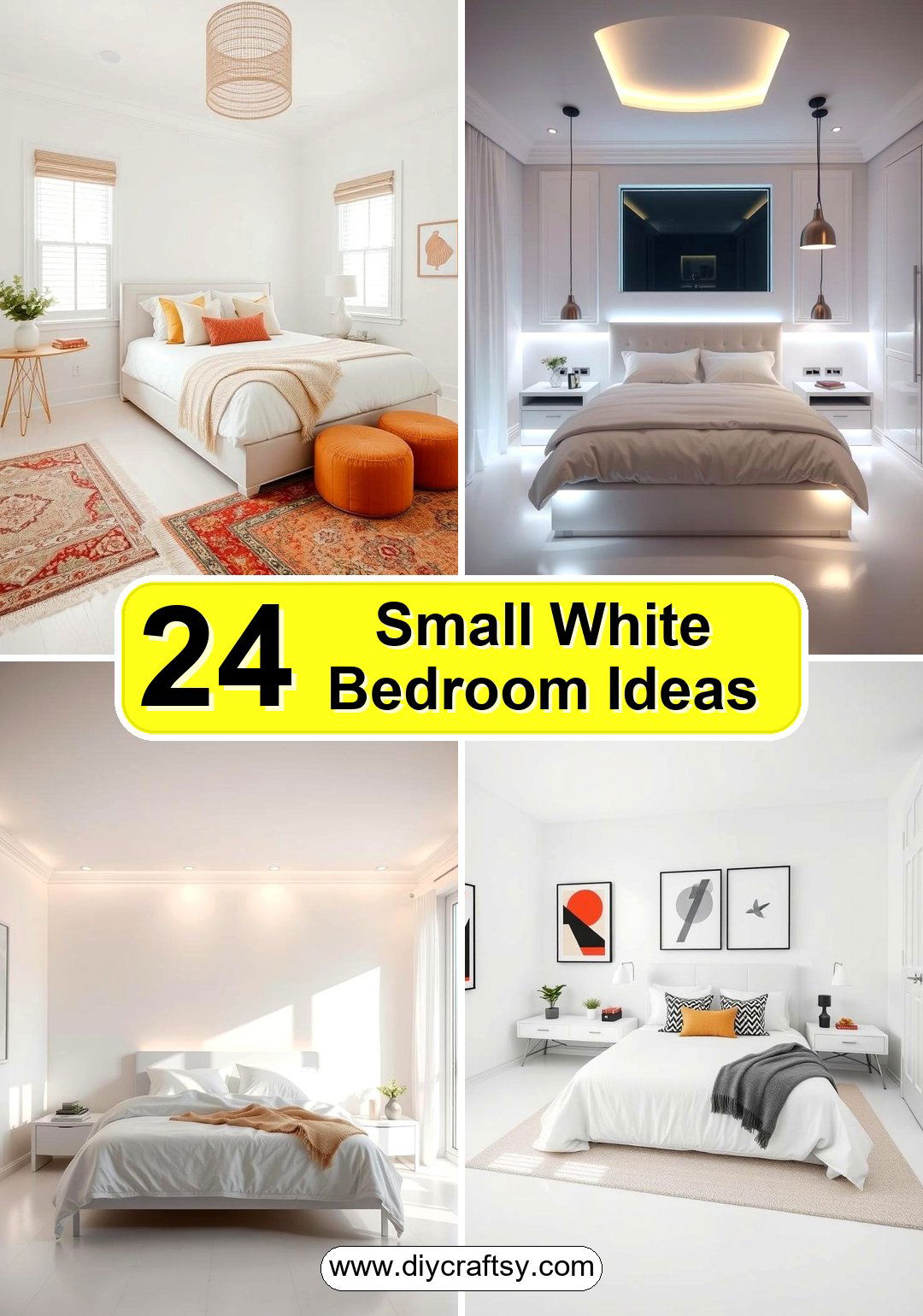 Small White Bedroom Ideas