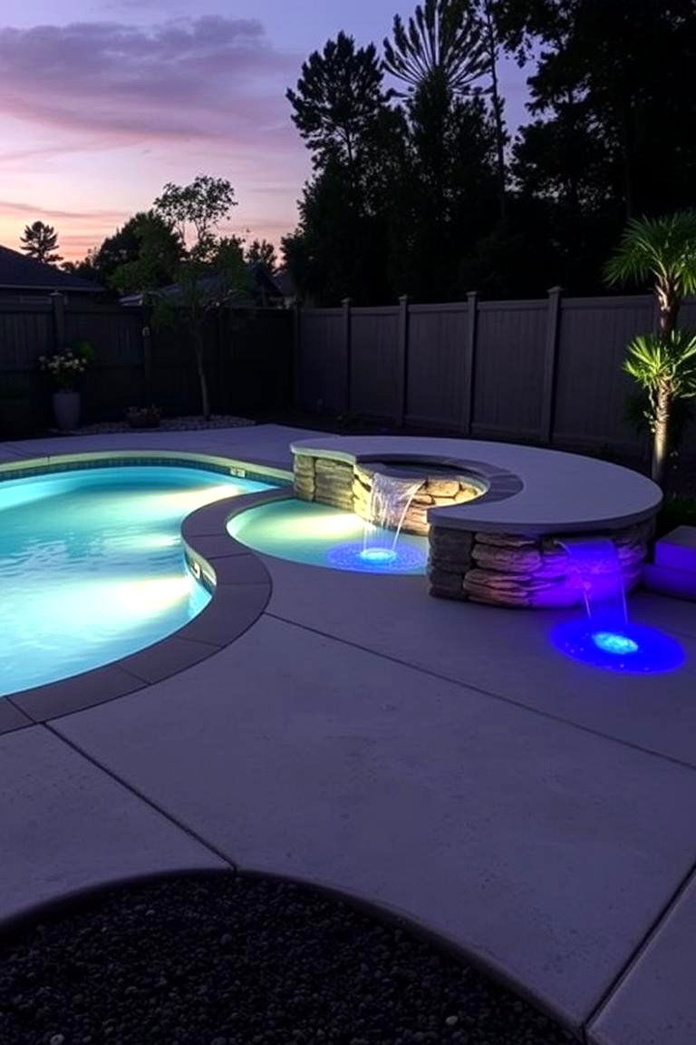 Smart Design Elements - 24 Concrete Pool Deck Ideas