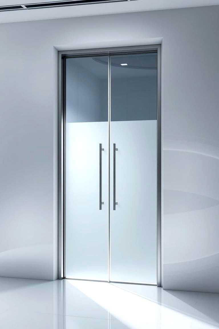 Smart Electrochromic Glass Door - 24 Glass Front Doors Ideas