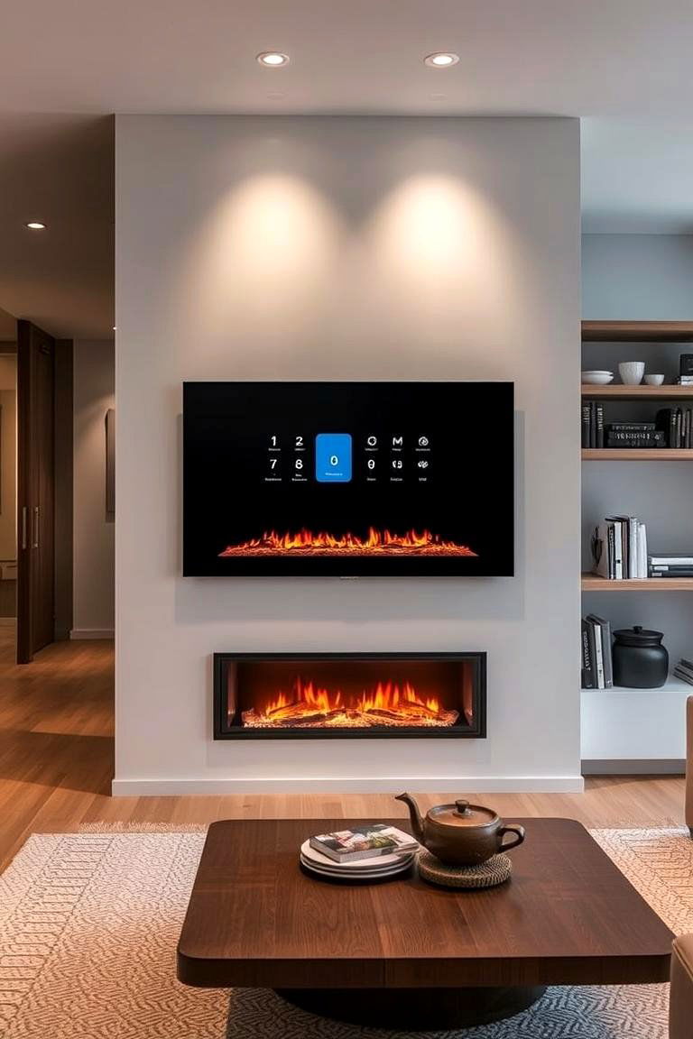 Smart Fireplace Innovations - 24 Mid-century Modern Fireplace Ideas