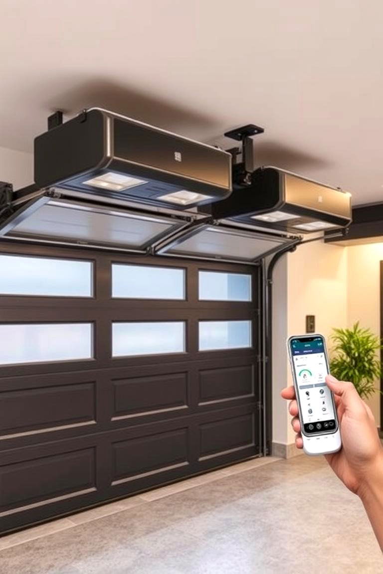Smart Garage Door Opener System - 24 Garage Entryway Ideas