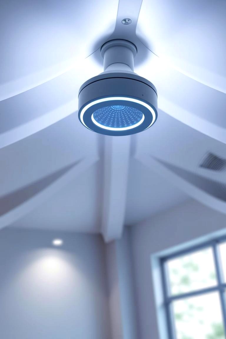Smart Home Controlled Fixtures - 24 Vaulted Ceiling Lighting Ideas