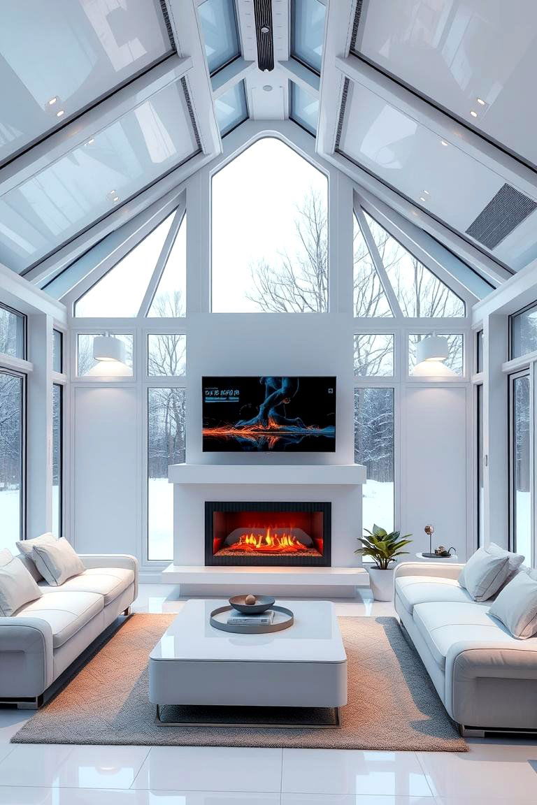 Smart Home Integration for Enhanced Comfort - 24 Sunroom With Fireplace