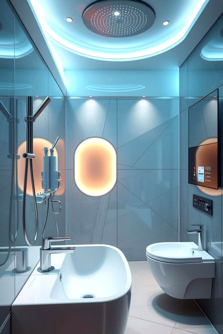 Smart Home Integration for Enhanced Control - 24 Handicap Bathroom Ideas