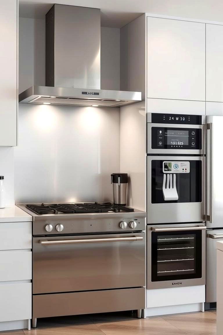 Smart Home Integration with Stainless Steel Innovation - 24 Kitchen With Stainless Steel Appliances
