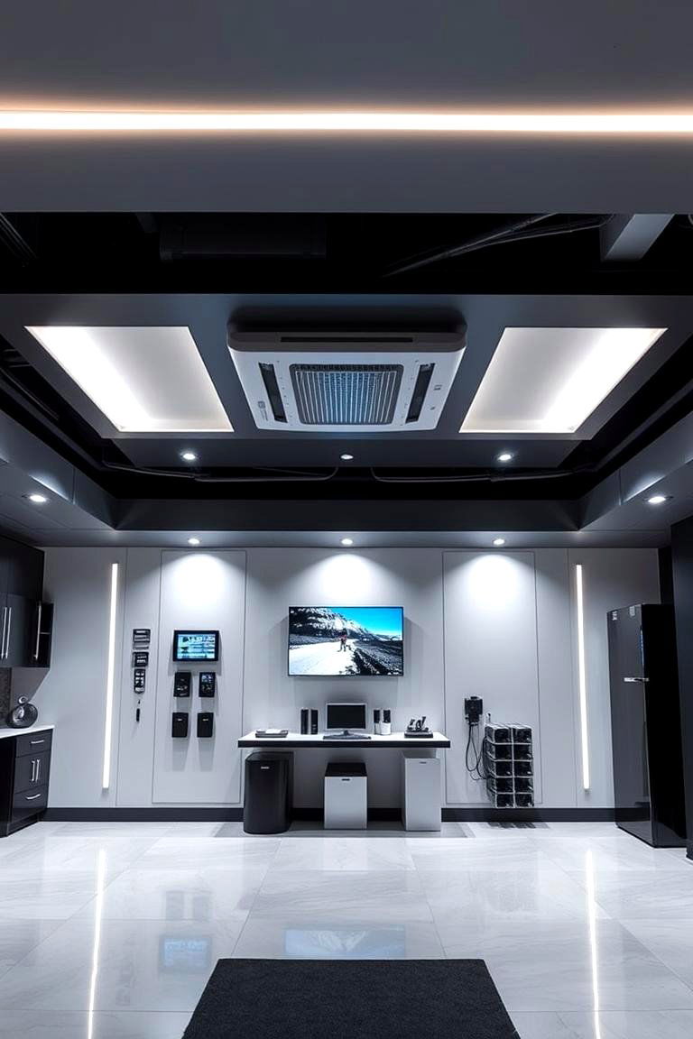 Smart Home Integration - 24 basement decorating ideas