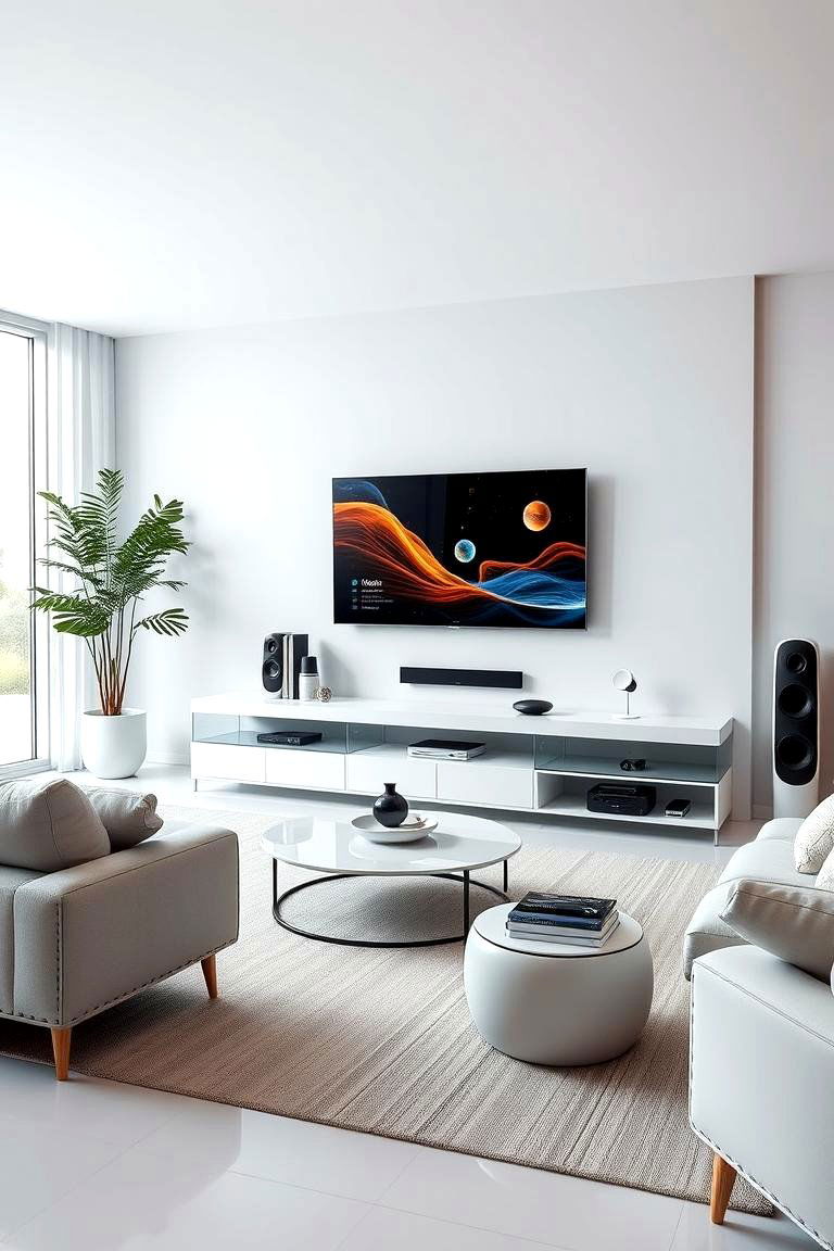Smart Home Media Hub - 24 Media Room Ideas