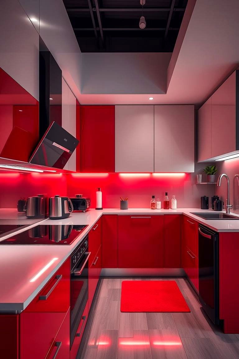 Smart Kitchen Innovations - 24 red and black kitchen ideas