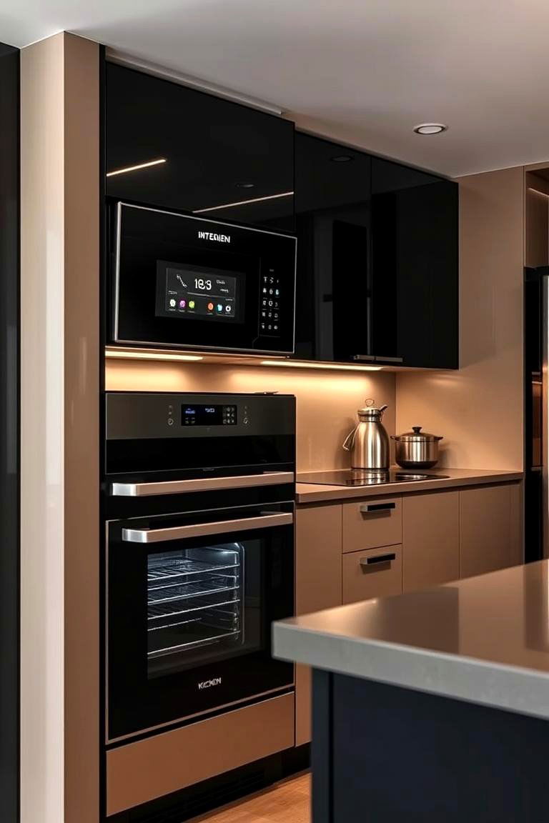 Smart Kitchen Technologies - 24 black and beige kitchen ideas