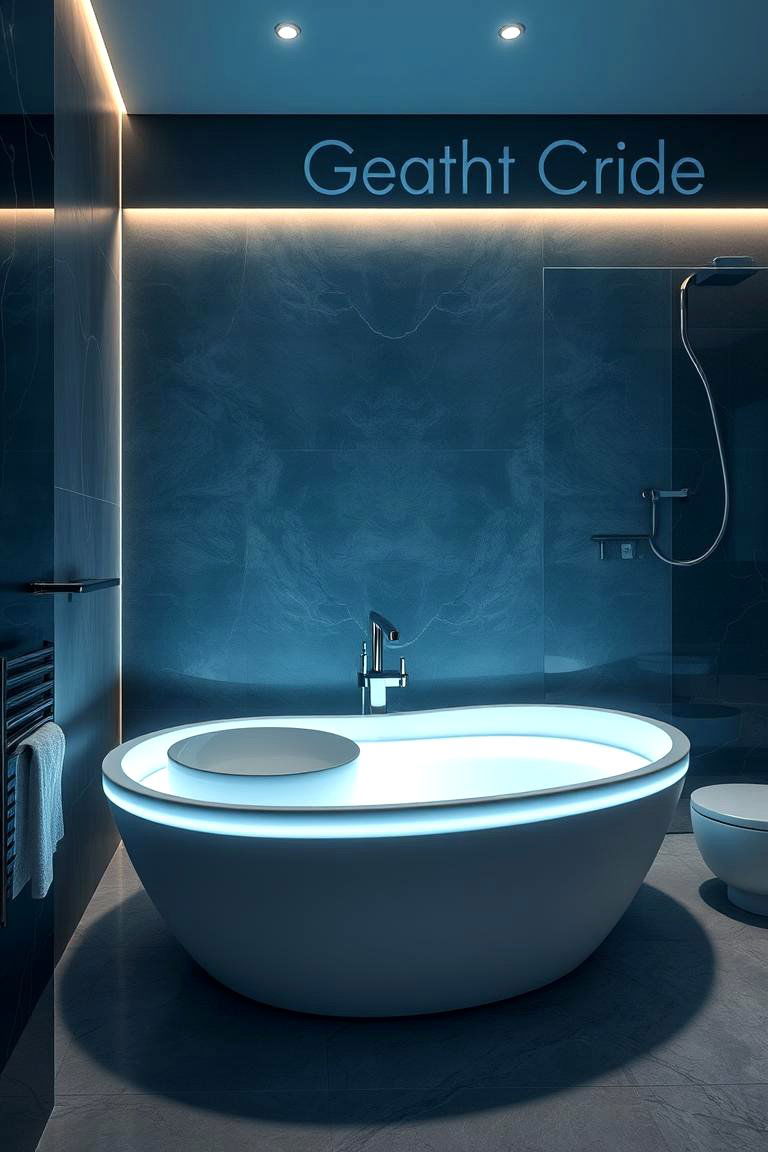 Smart LED Illuminated Tray - 24 Bathroom Tray Ideas