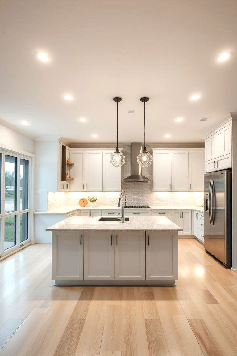Smart Lighting Solutions for Every Task - 24 l shaped kitchen ideas