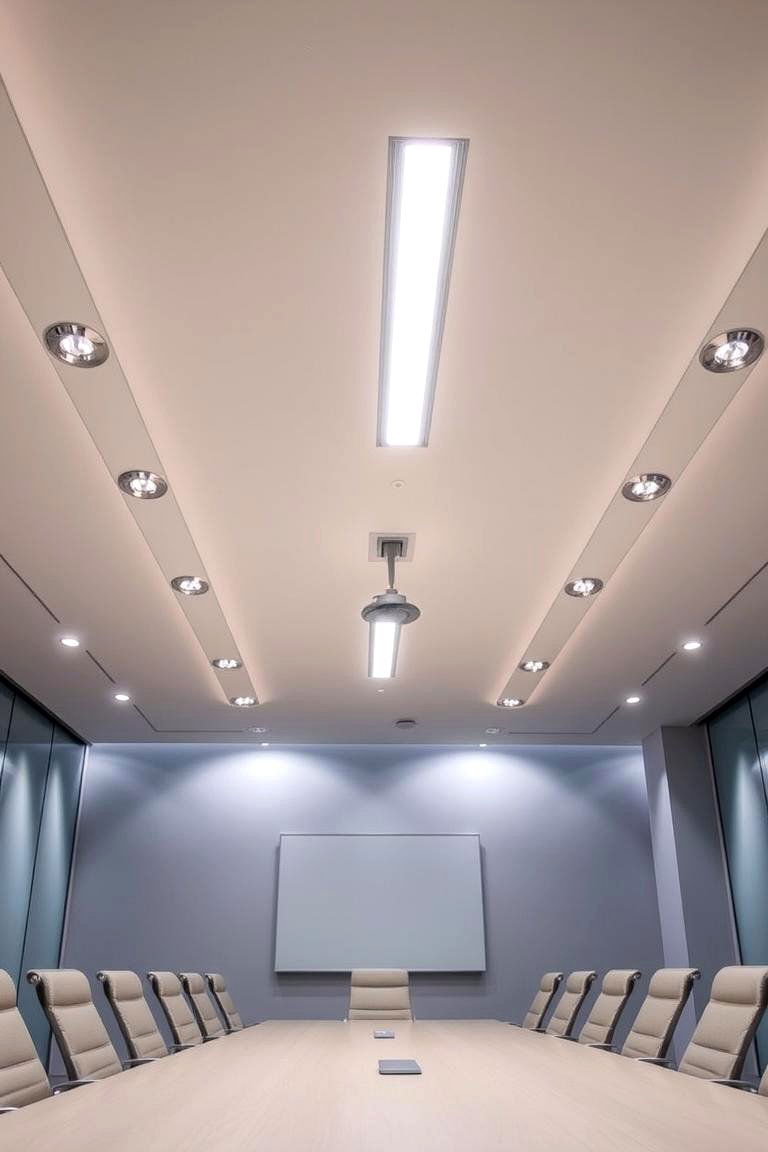 Smart Lighting Solutions - 24 Conference Room Design Ideas and Inspiration