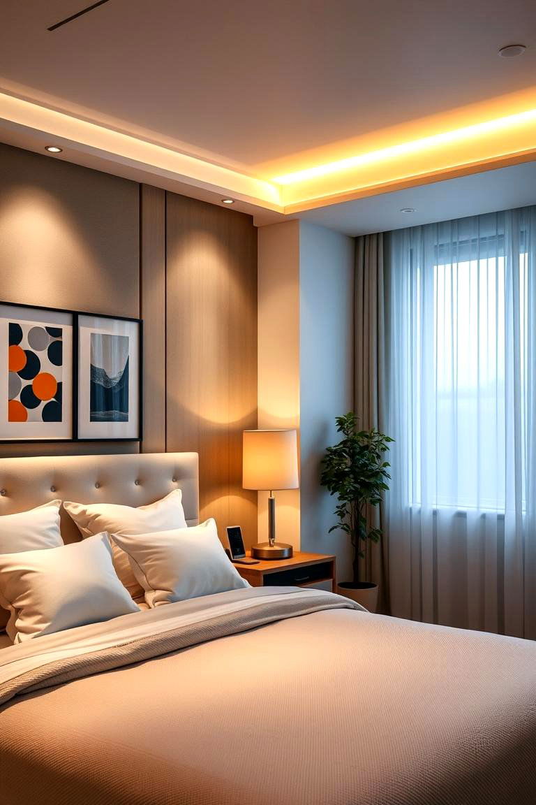 Smart Lighting Systems - 24 Bedroom Lighting Ideas