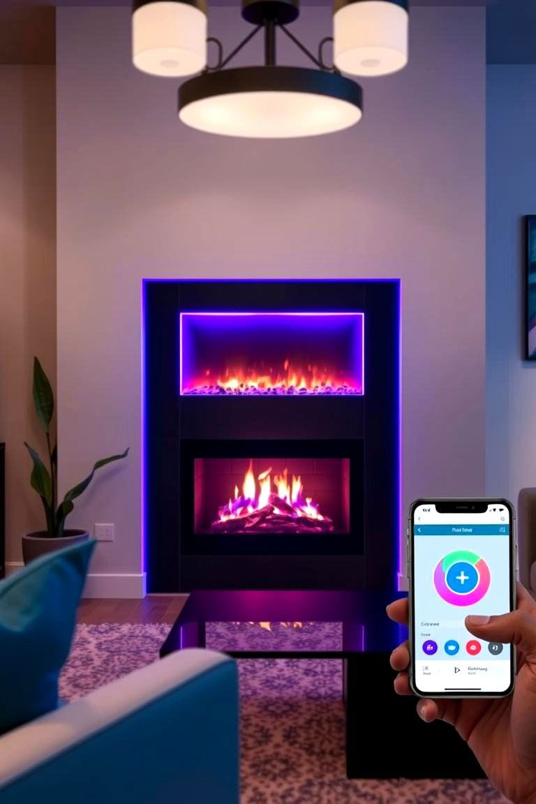 Smart Lighting for High Tech Functionality - 24 Fireplace Lighting Ideas