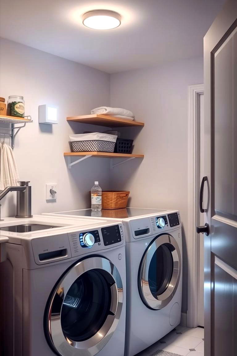 Smart Motion Sensor Lights - 24 Laundry Room Lighting Ideas