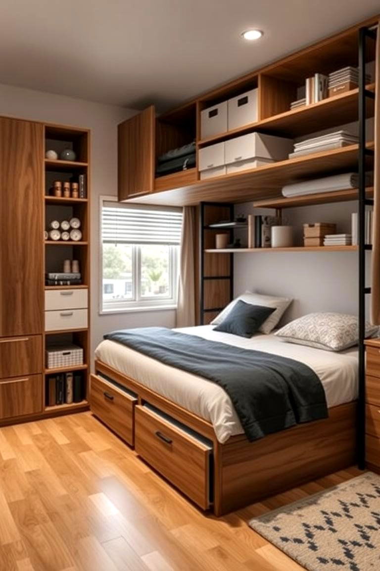Smart Storage Solutions - 24 Boys Dorm Room Ideas