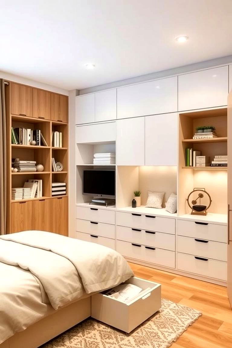 Smart Storage Solutions - 24 Clean Girl Room Ideas